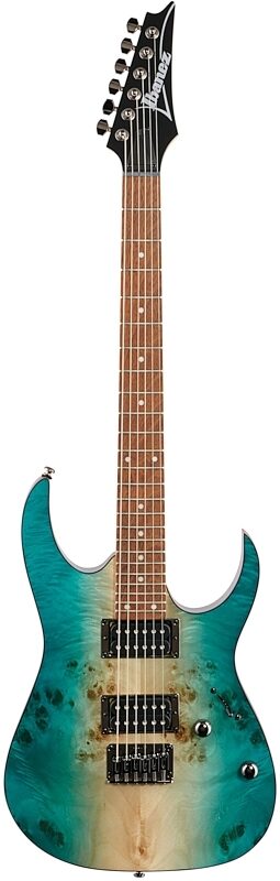 open zoom image for Ibanez RG421PB Electric Guitar, Caribbean Shoreline Flat, Full Straight Front