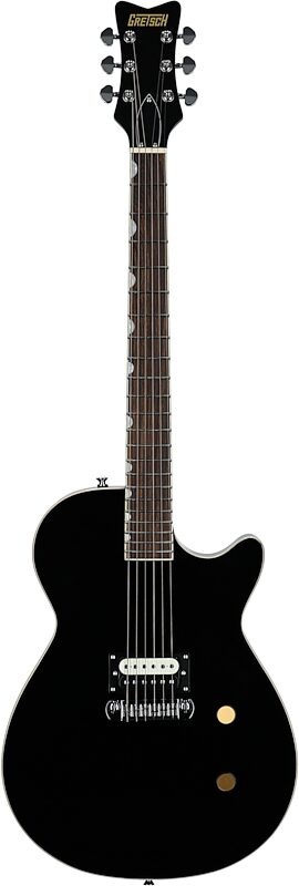 open zoom image for Gretsch Streamliner Jet 1 Pickup Electric Guitar, Black, Full Straight Front