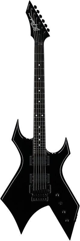 open zoom image for B.C. Rich Warlock Legacy Floyd Rose Electric Guitar, Black, Full Straight Front