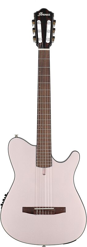 open zoom image for Ibanez FRH10N Classical Acoustic-Electric Guitar, Rose Gold Metallic, Full Straight Front