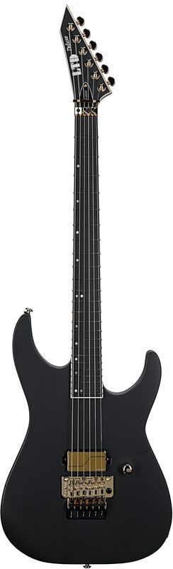 open zoom image for ESP LTD M-1001 Electric Guitar, Charcoal Metallic Satin, Full Straight Front