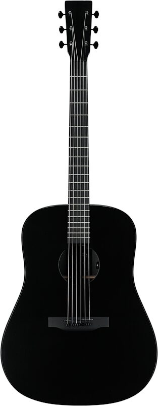 open zoom image for Martin Black-Out Special Exclusive Acoustic-Electric Guitar (with Gig Bag), Black, Full Straight Front