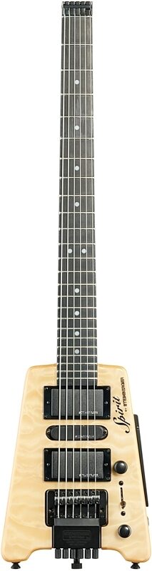 open zoom image for Steinberger GT-PRO Quilt Deluxe Electric Guitar (with Gig Bag), Natural, Full Straight Front