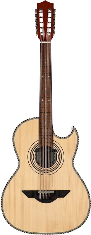 open zoom image for H. Jimenez LBQ1E Bajo Quinto (with Gig Bag), New, Full Straight Front