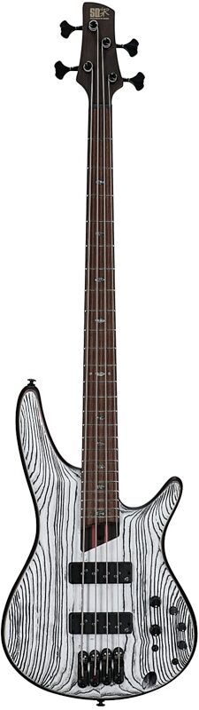 open zoom image for Ibanez SR1320SB Premium Electric Bass (with Gig Bag), Icebreaker Wave Flat, Full Straight Front