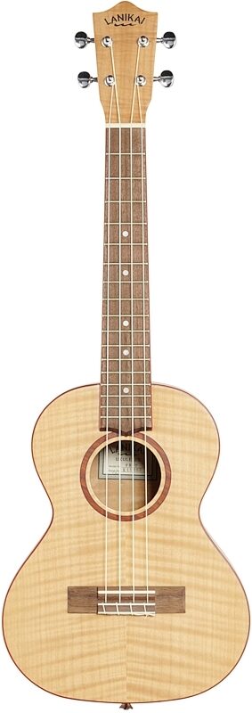 open zoom image for Lanikai Flame Maple Tenor Ukulele, New, Full Straight Front