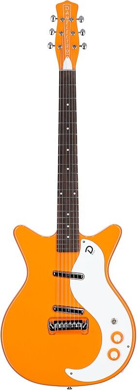open zoom image for Danelectro '59 MOD NOS Electric Guitar, Orangeadelic, Full Straight Front