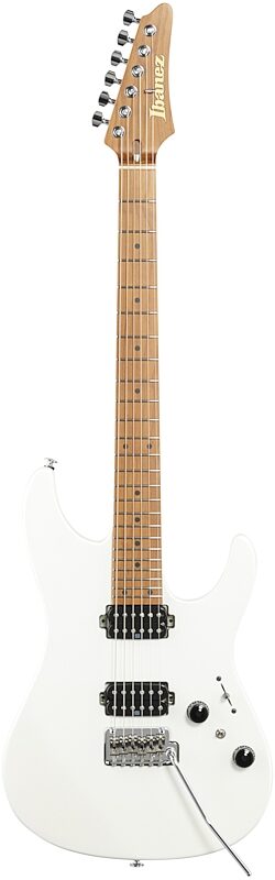open zoom image for Ibanez AZ2402 Prestige Electric Guitar (with Case), Pearl White Flat, Full Straight Front