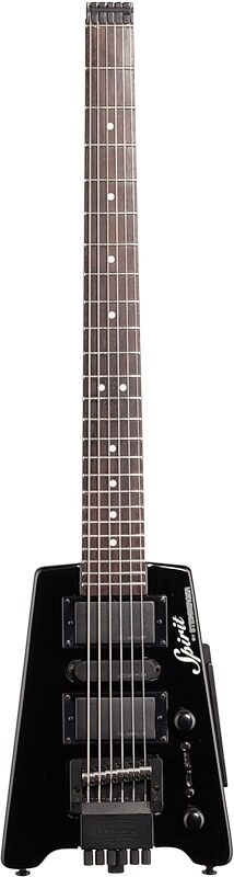 open zoom image for Steinberger Spirit GT Pro Deluxe Electric Guitar (with Bag), Black, Full Straight Front