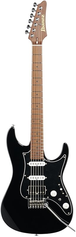 open zoom image for Ibanez AZ2204B Prestige Electric Guitar (with Case), Black, Full Straight Front