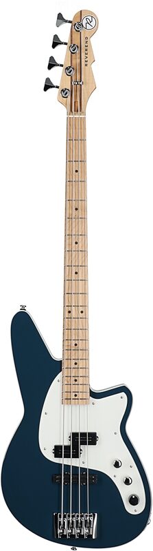 open zoom image for Reverend Decision Electric Bass, High Tide Blue, Full Straight Front
