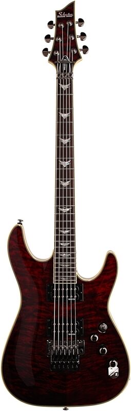 open zoom image for Schecter Omen Extreme 6 FR Electric Guitar with Floyd Rose, Black Cherry, Full Straight Front