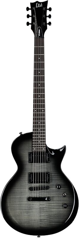 open zoom image for ESP LTD EC-200DX FM Electric Guitar, Charcoal Burst, Full Straight Front