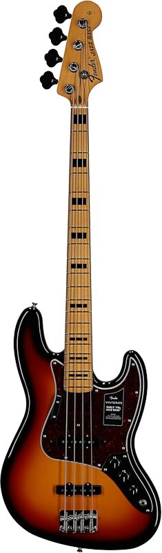 open zoom image for Fender Vintera III Early 70s Jazz Bass Guitar (with Gig Bag), 3-Color Sunburst, Maple Fretboard, Full Straight Front
