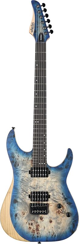 open zoom image for Schecter Reaper 6 Electric Guitar, Sky Burst, Full Straight Front