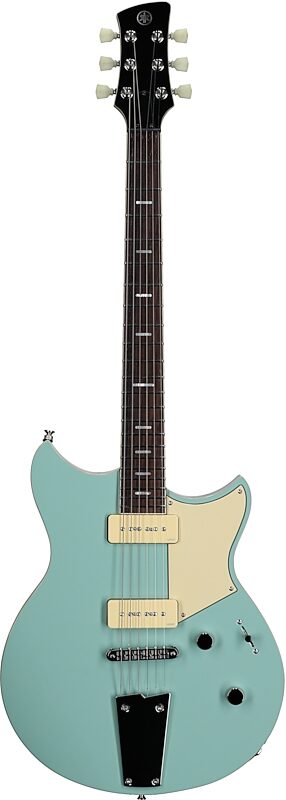 open zoom image for Yamaha Revstar Standard RSS02T Electric Guitar (with Gig Bag), Sonic Blue, Full Straight Front