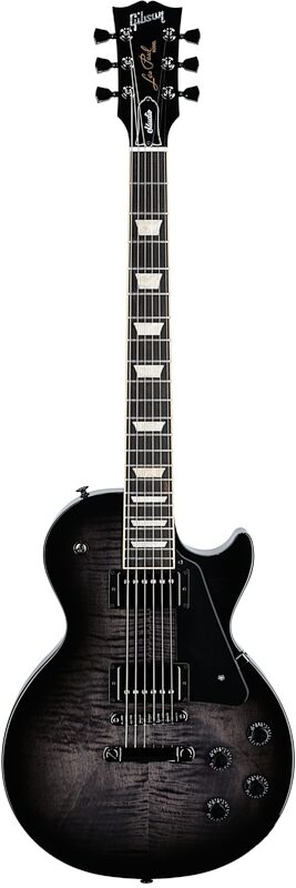 open zoom image for Gibson Les Paul Studio Session Electric Guitar (with Soft Case), Transparent Ebony Burst, Full Straight Front