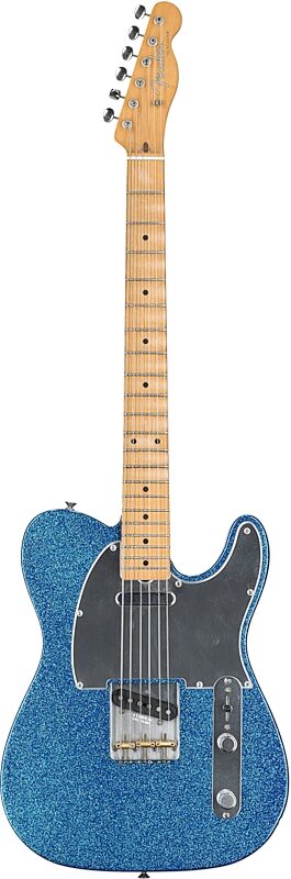 open zoom image for Fender J Mascis Telecaster Electric Guitar (with Gig Bag), Blue Flake, Full Straight Front