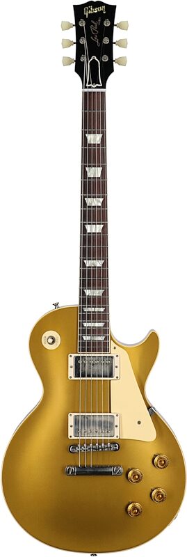 open zoom image for Gibson Custom 57 Les Paul Standard Goldtop VOS Electric Guitar (with Case), Gold Top, Full Straight Front