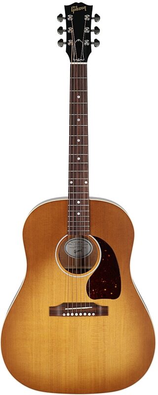 open zoom image for Gibson J-45 Special Satin Acoustic-Electric Guitar (with Gig Bag), Honey Burst, Full Straight Front