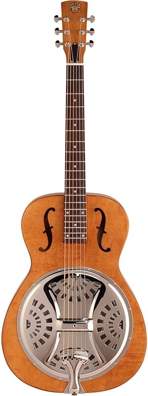 open zoom image for Epiphone Dobro Hound Dog Roundneck Resonator Guitar, Vintage Brown, Full Straight Front