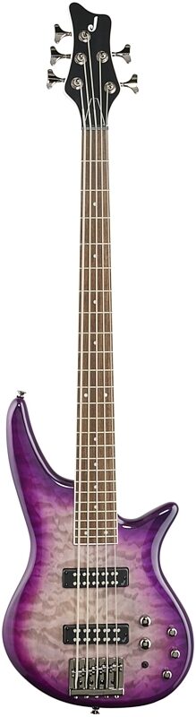 open zoom image for Jackson JS3QV Spectra Electric Bass, 5-String (with Laurel Fingerboard), Purple Phaze, Open Box (Very Good), Full Straight Front