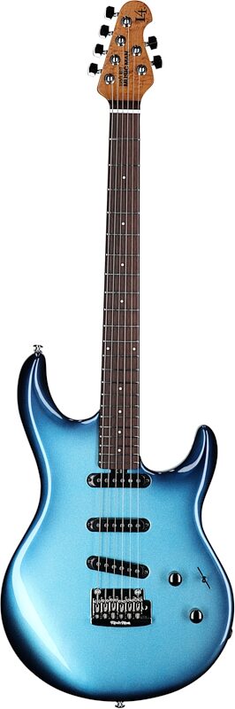 open zoom image for Ernie Ball Music Man Luke 4 Electric Guitar (with Softshell Case), Diesel, Open Box (Very Good), Full Straight Front