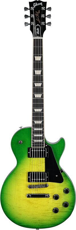 open zoom image for Gibson Les Paul Studio Session Electric Guitar (with Soft Case), Iguana Burst, Open Box (Very Good), Full Straight Front
