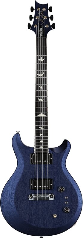 open zoom image for PRS Paul Reed Smith S2 Satin Mira 594 Electric Guitar (with Gig Bag), Metallic Midnight, Full Straight Front