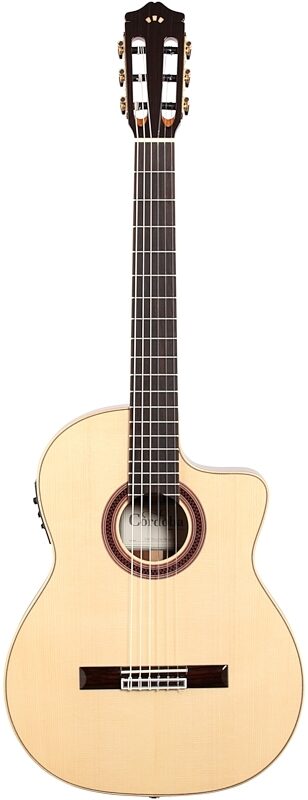 open zoom image for Cordoba GK Studio Negra Flamenco Classical Acoustic-Electric Guitar, Open Box (Very Good), Full Straight Front