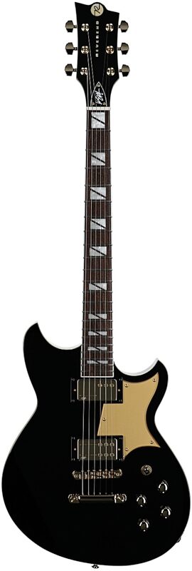 open zoom image for Reverend Kyle Shutt II Electric Guitar, Midnight Black, Full Straight Front