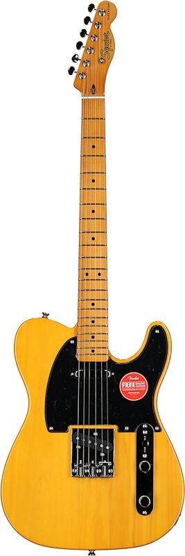 open zoom image for Squier Classic Vibe '50s Telecaster Electric Guitar, Butterscotch Blonde, Full Straight Front