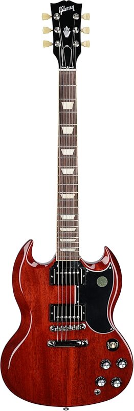 open zoom image for Gibson SG Standard '61 Electric Guitar (with Case), Vintage Cherry, Full Straight Front