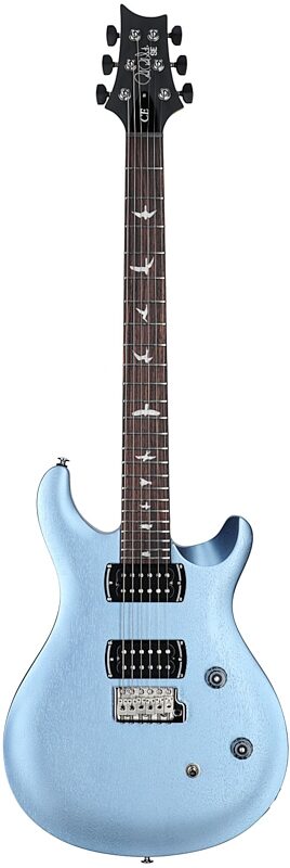 open zoom image for PRS Paul Reed Smith SE CE24-v2 Standard Electric Guitar, Ice Blue Metallic, Full Straight Front