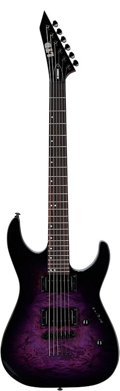 open zoom image for ESP LTD M-200DX Electric Guitar, Purple Burst, Full Straight Front