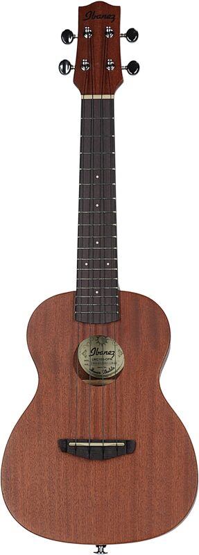 open zoom image for Ibanez UKC100 Open Pore Concert Ukulele (with Gig Bag), Natural, Full Straight Front