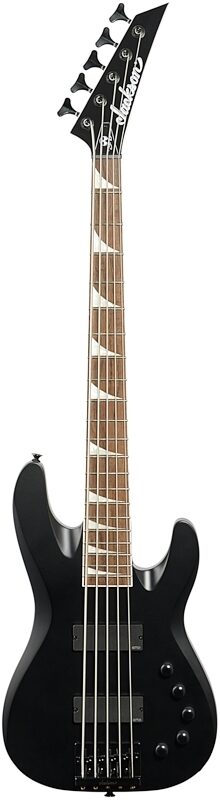 open zoom image for Jackson X Ellefson CBX V Concert Electric Bass, 5-String (with Laurel Fingerboard), Satin Black, Full Straight Front