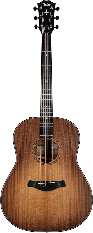 open zoom image for Taylor 517e V Builder's Edition Grand Pacific Acoustic-Electric Guitar, Wild Honey Burst, Full Straight Front