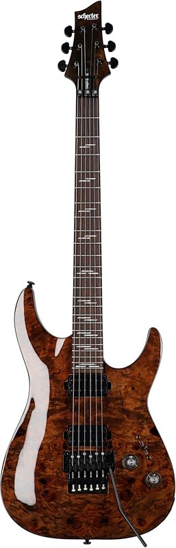 open zoom image for Schecter Omen Elite-6FR Electric Guitar, Charcoal, Open Box (Good), Full Straight Front