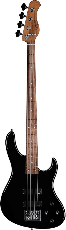 open zoom image for Sadowsky MetroExpress MS4 Modern Electric Bass, Morado Fingerboard (with Gig Bag), Black, Full Straight Front