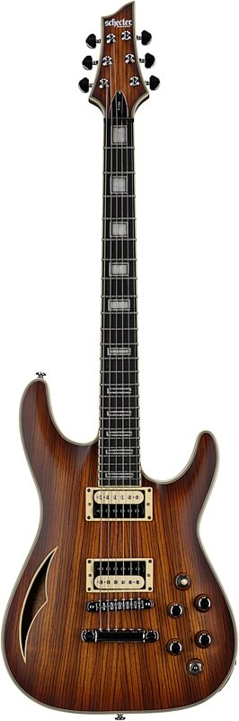 open zoom image for Schecter C-1 EA Classic Electric Guitar, Faded Vintage Sunburst, Full Straight Front