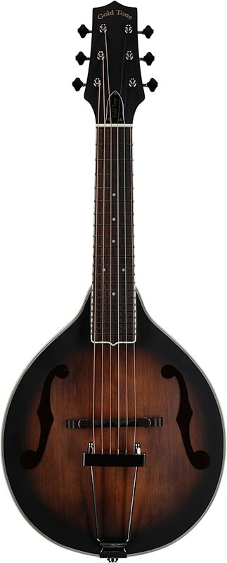 open zoom image for Gold Tone A-6 Acoustic-Electric Mando-Guitar (with Gig Bag), New, Full Straight Front