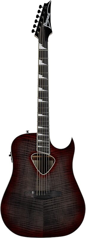 open zoom image for Ibanez Altstar ALT50FA Acoustic-Electric Guitar, Red Doom Burst, Full Straight Front