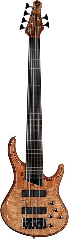 open zoom image for MTD Kingston Z6EB Fretless Electric Bass, 6-String (with Ebony Fingerboard), Natural Gloss, Full Straight Front
