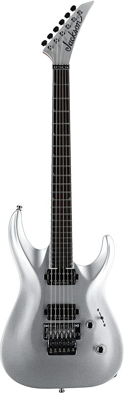 open zoom image for Jackson Pro Plus Soloist SLA2 Electric Guitar, with Ebony Fingerboard (and Gig Bag), Quicksilver, Full Straight Front