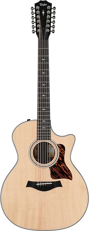 open zoom image for Taylor 354ce Grand Auditorium Acoustic-Electric Guitar, 12-String (with Case), Natural, Full Straight Front