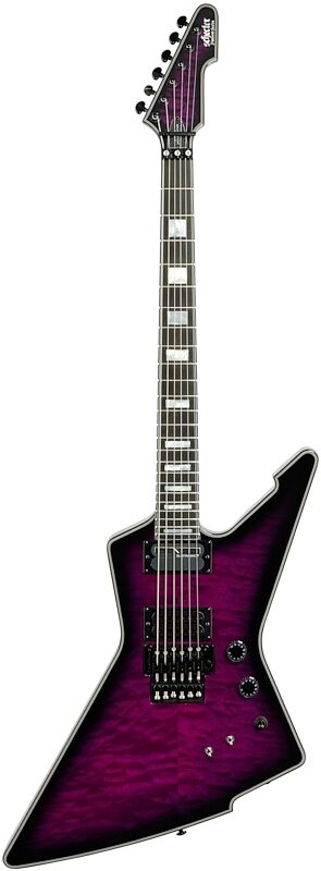 open zoom image for Schecter E-1 FR S Special Edition Electric Guitar, Transparent Purple Burst, Full Straight Front