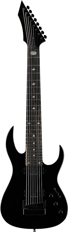 open zoom image for B.C. Rich SZA824ET Electric Guitar, 8-String, Black, Full Straight Front