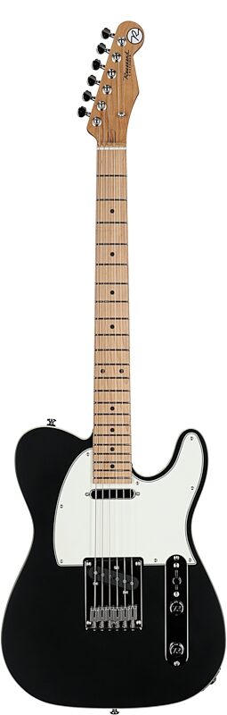 open zoom image for Reverend Pete Anderson Eastsider T Electric Guitar, Midnight Black, Full Straight Front