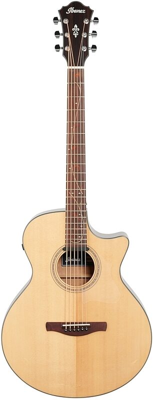 open zoom image for Ibanez AE275BT Acoustic-Electric Baritone Guitar, Natural Low Gloss, Full Straight Front